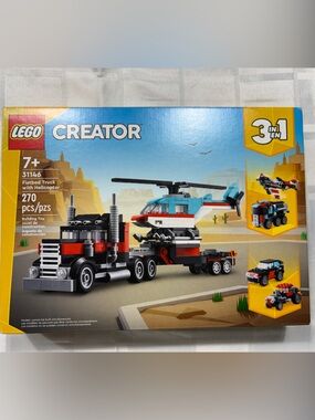 Lego Creator Instruction Booklets with Red, Black, Blue, White Accents